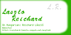 laszlo reichard business card